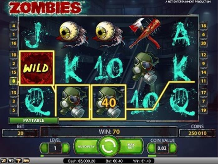 Играть в игровой автомат Зомби