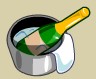 Стандартный символ - шампанское в ведре